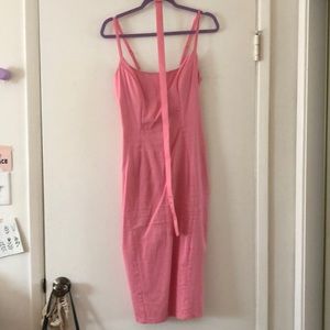 Pink Pin Up Girl Clothing Wiggle Dress